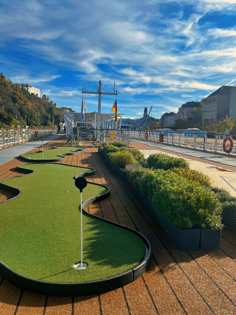 Upper Deck of Viking River Cruise