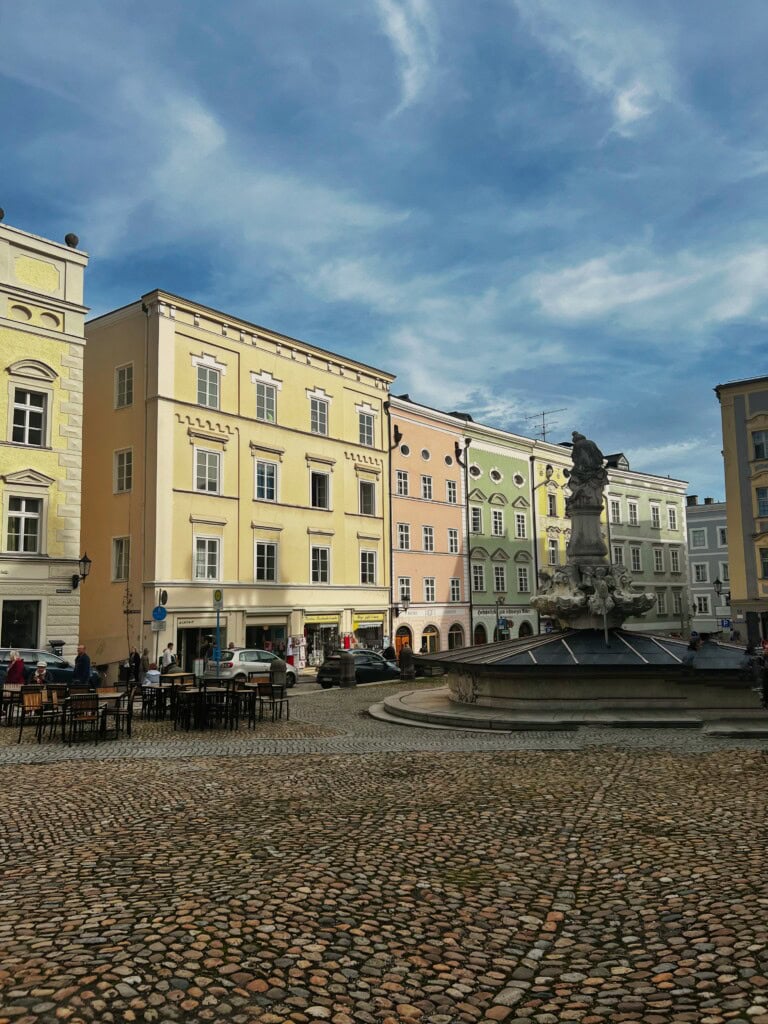 walking the streets of Passua, Germany