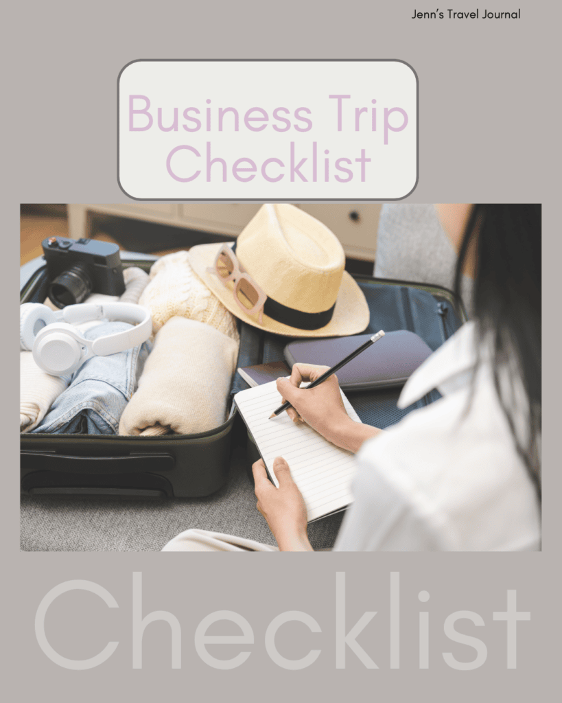 Business Trip checklist