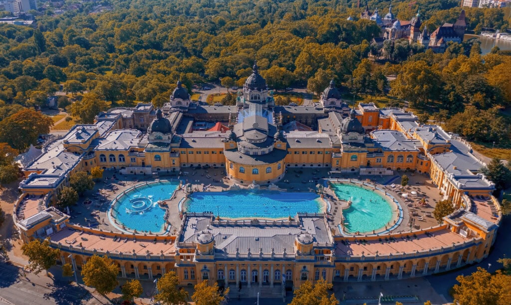 Szechenyi Baths, Budapest Hungary