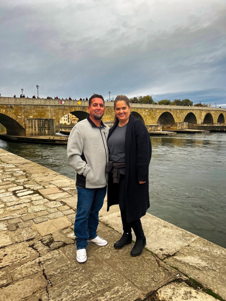 Stone Bridge in Regensburg, Germany